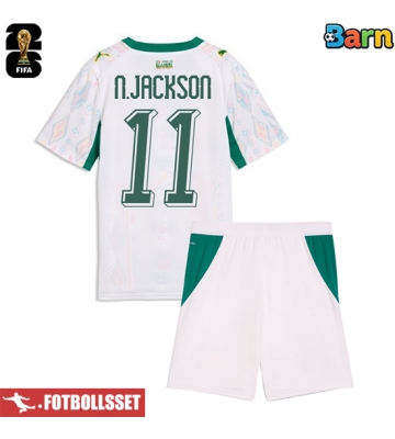 Senegal Nicolas Jackson #11 Hemmatröja Barn VM 2026 Kortärmad (+ Korta byxor)